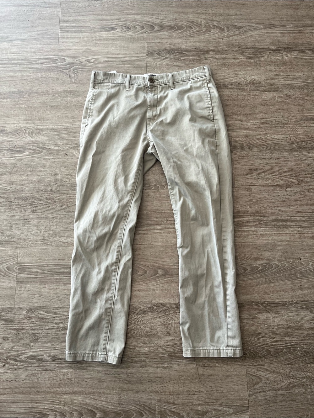 Levi’s XX Chino Khaki Pants Standard Taper Mens 32x29 Beige Stretch Workwear